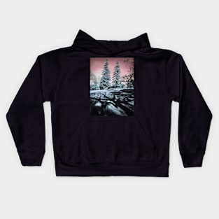 Trees and Shadows Kids Hoodie